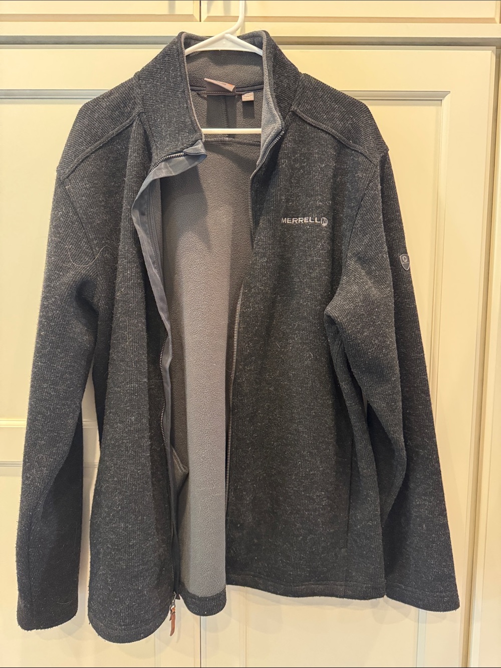 Merrell Men's Charcoal Gray Full-Zip Performance Jacket